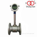 Output Pluse Signal LCD Display Vortex Flow Meter for Measuring Water, Steam